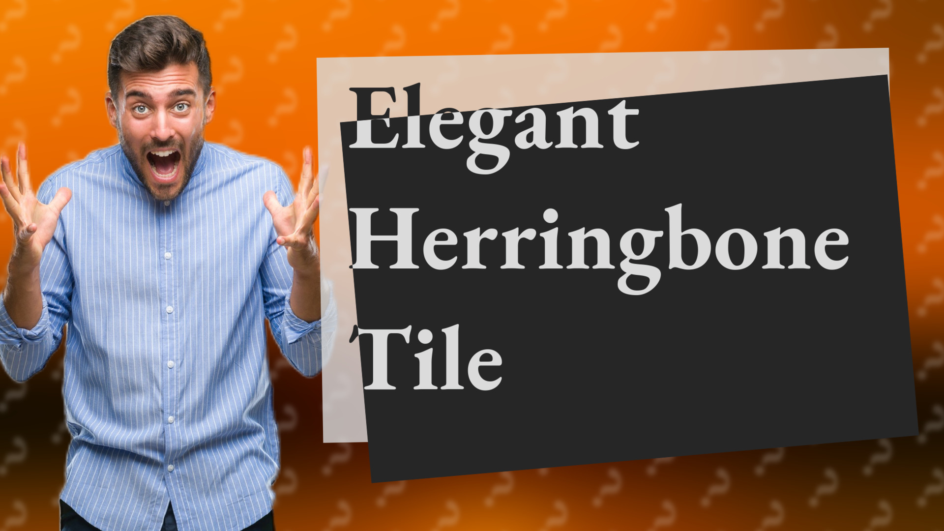 Elegant Herringbone Tile