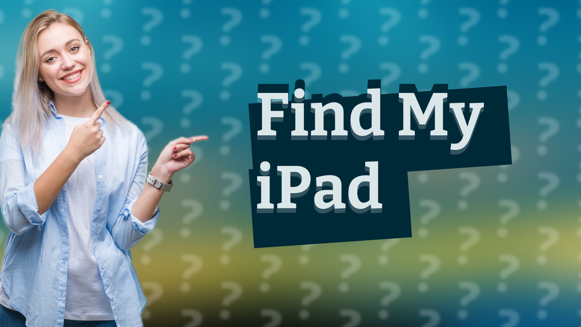 Find My iPad