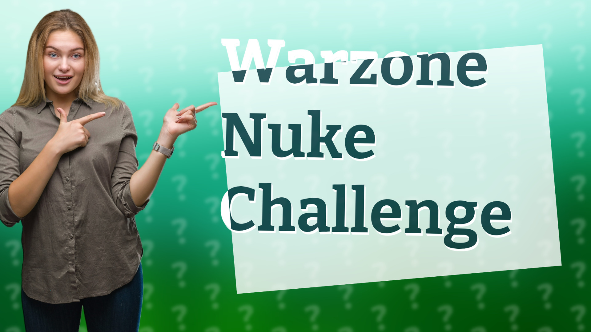 Warzone Nuke Challenge