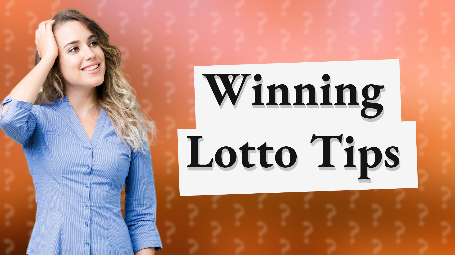 Winning Lotto Tips
