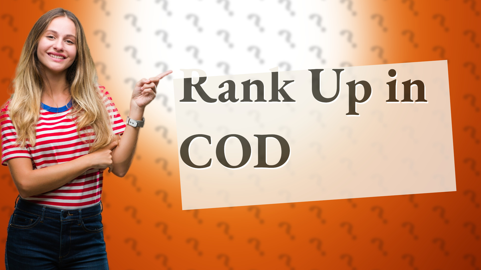 Rank Up in COD