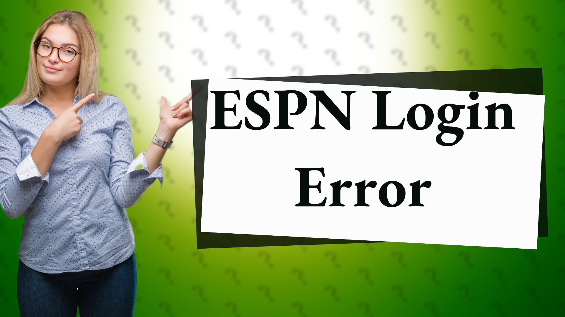 ESPN Login Error
