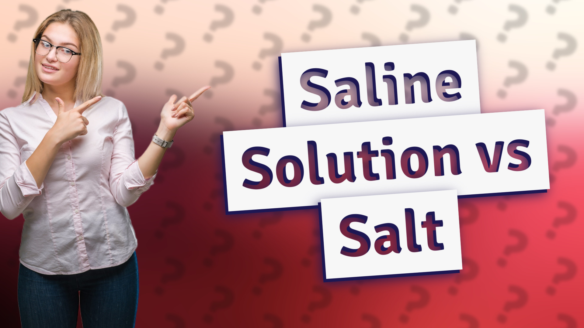 Saline Solution vs Salt