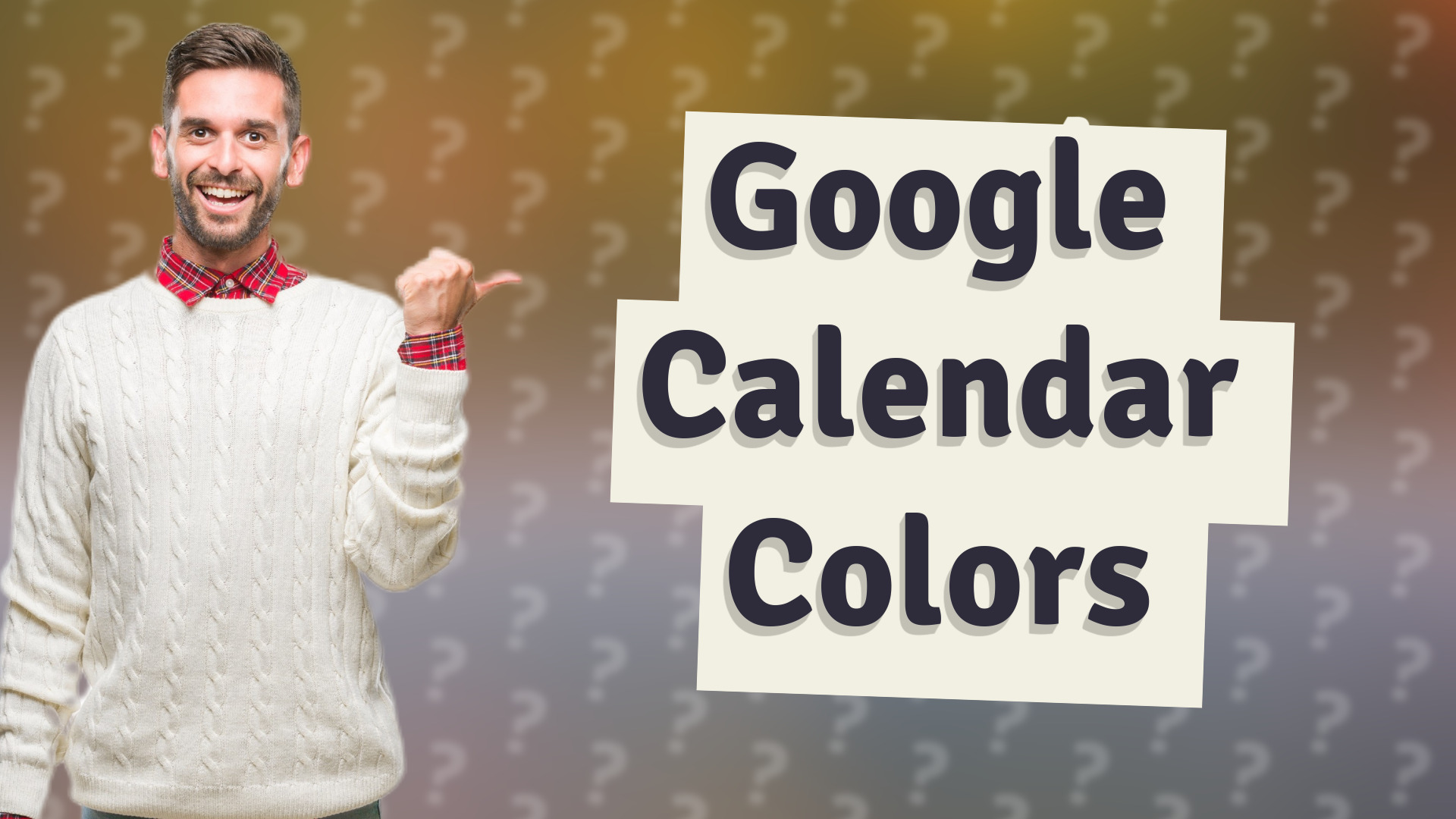 Google Calendar Colors