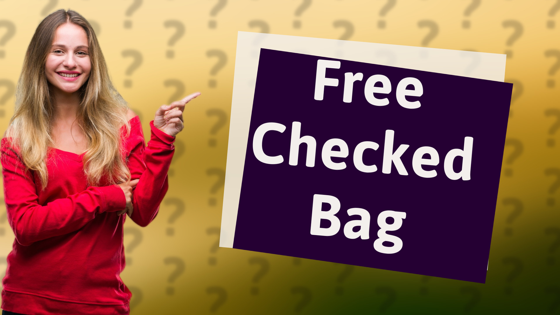 Free Checked Bag