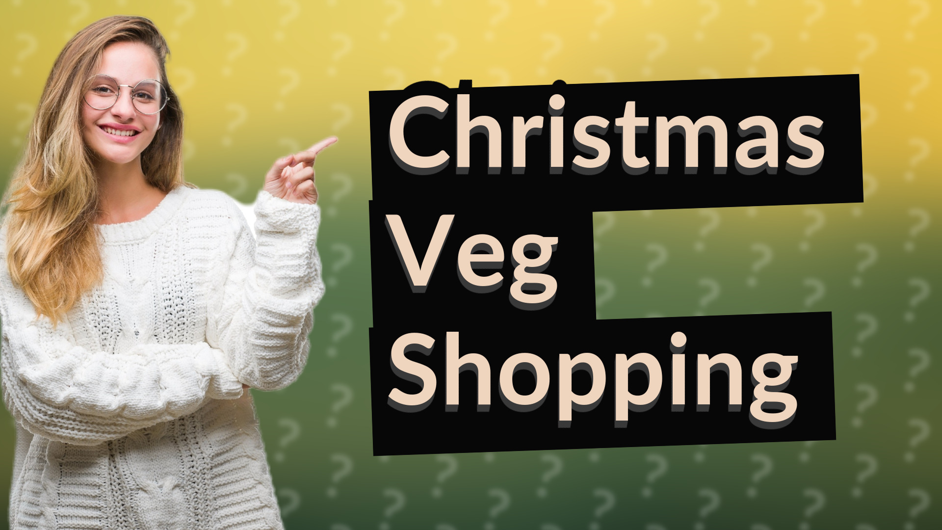 Christmas Veg Shopping