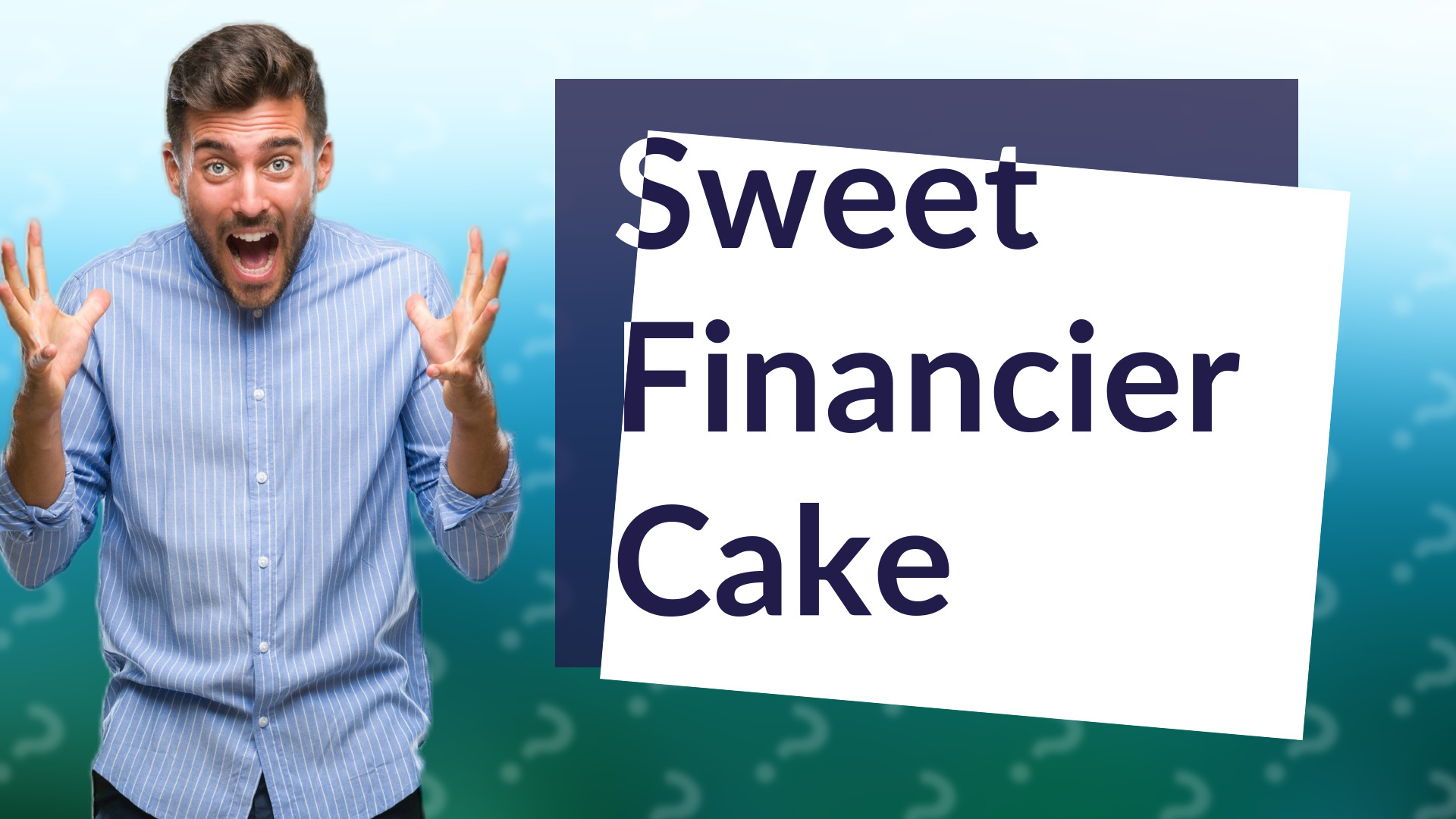 Sweet Financier Cake