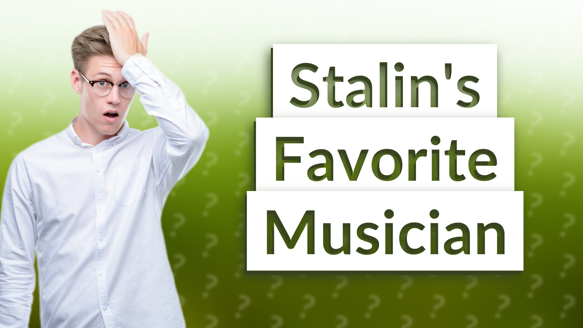 Stalin's Favorite Musician