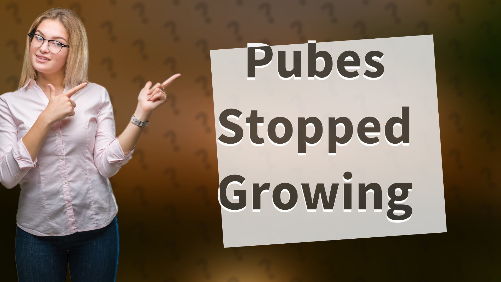 Pubes Stopped Growing