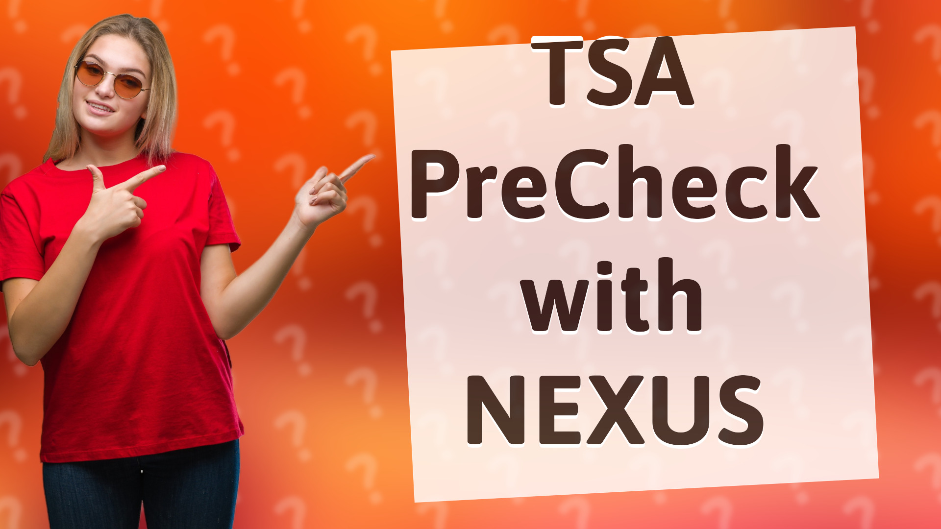 TSA PreCheck with NEXUS