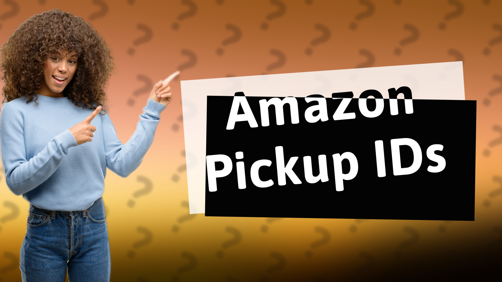 Amazon Pickup IDs