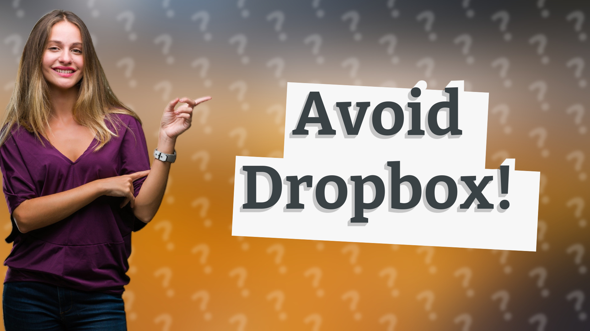Avoid Dropbox!