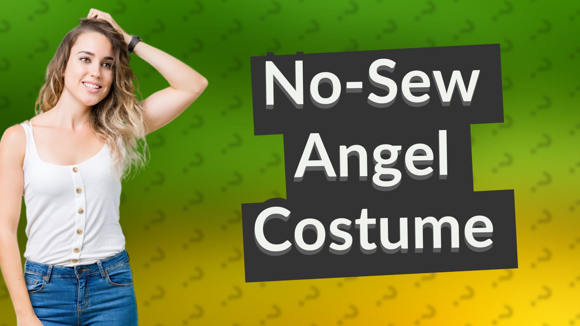 No-Sew Angel Costume