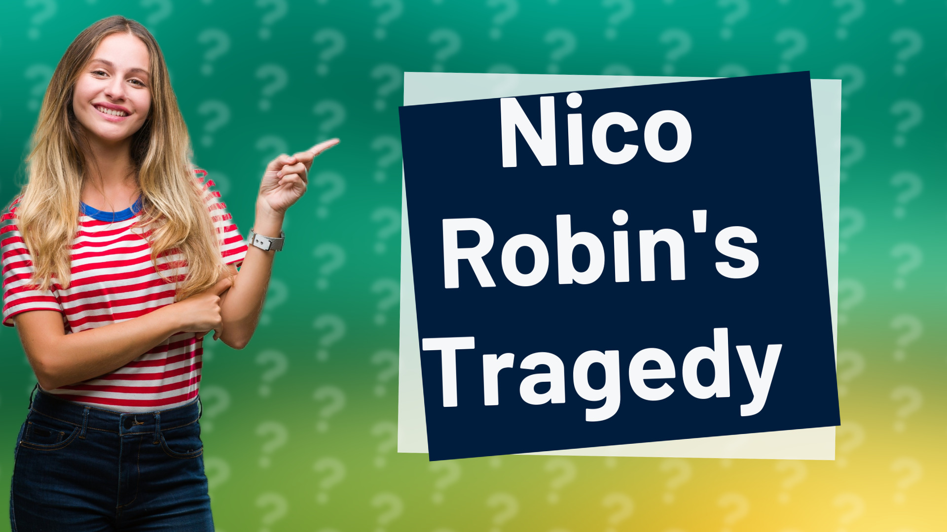 Nico Robin's Tragedy