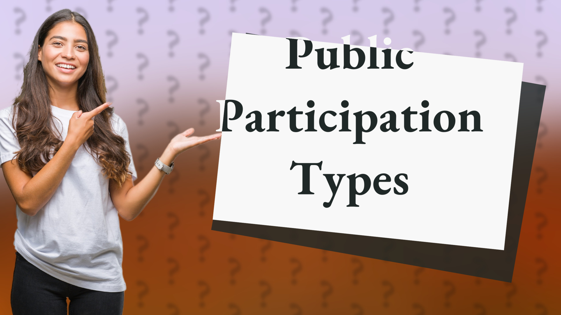 Public Participation Types