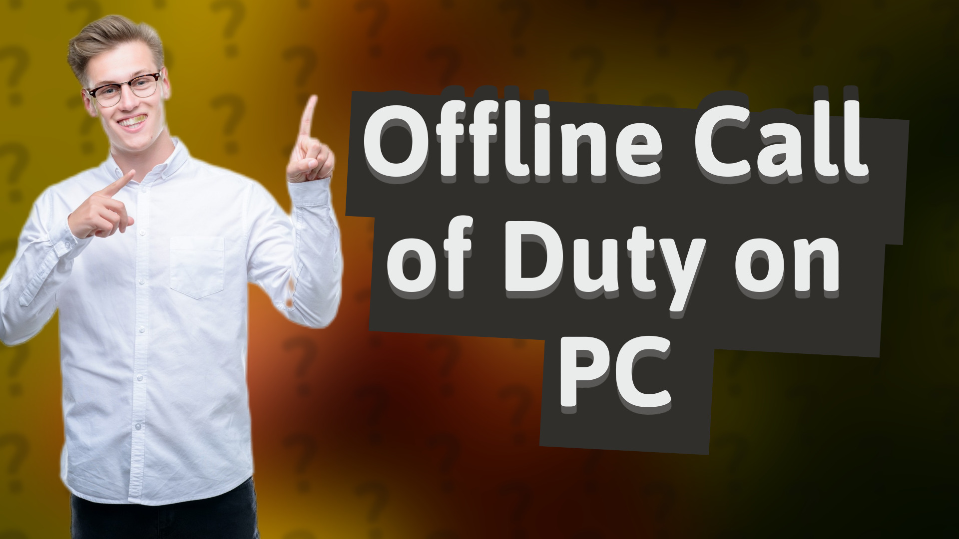 Offline Call of Duty on PC
