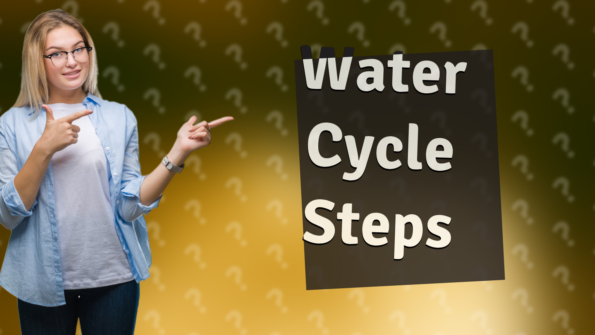 Water Cycle Steps