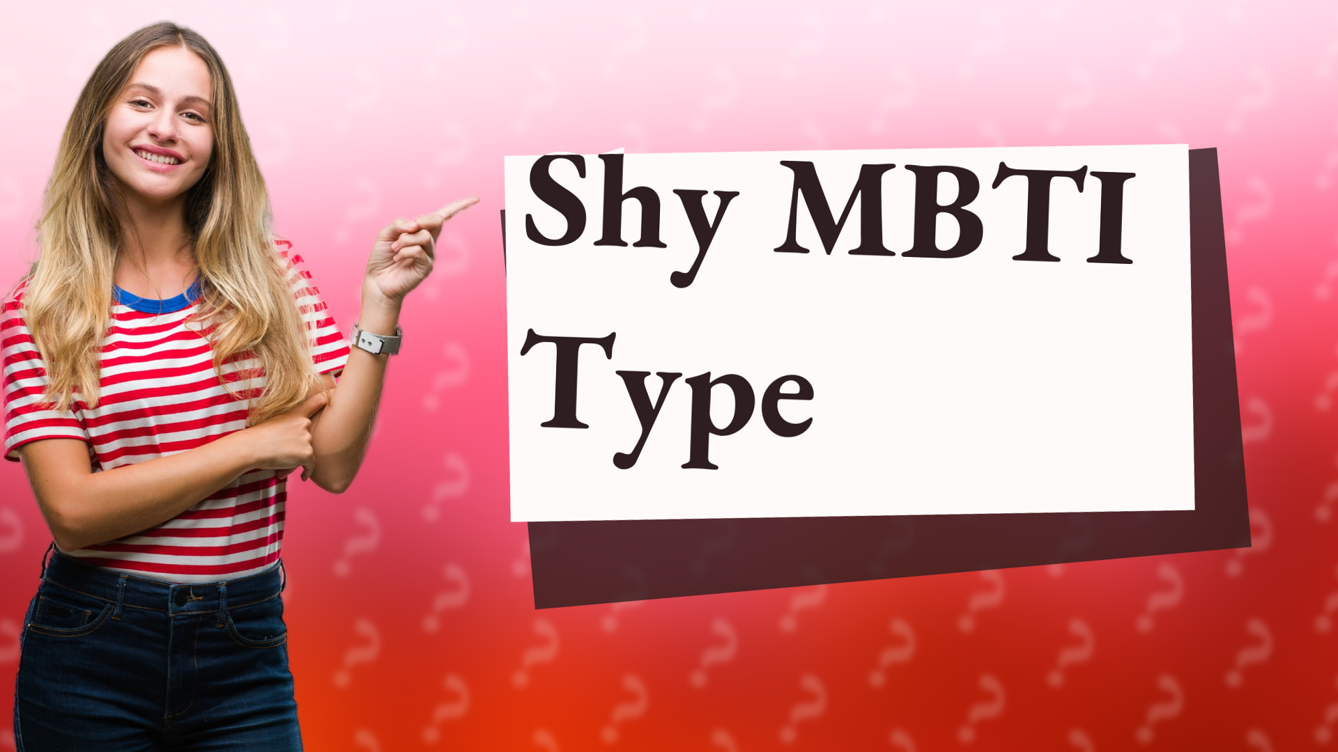 Shy MBTI Type