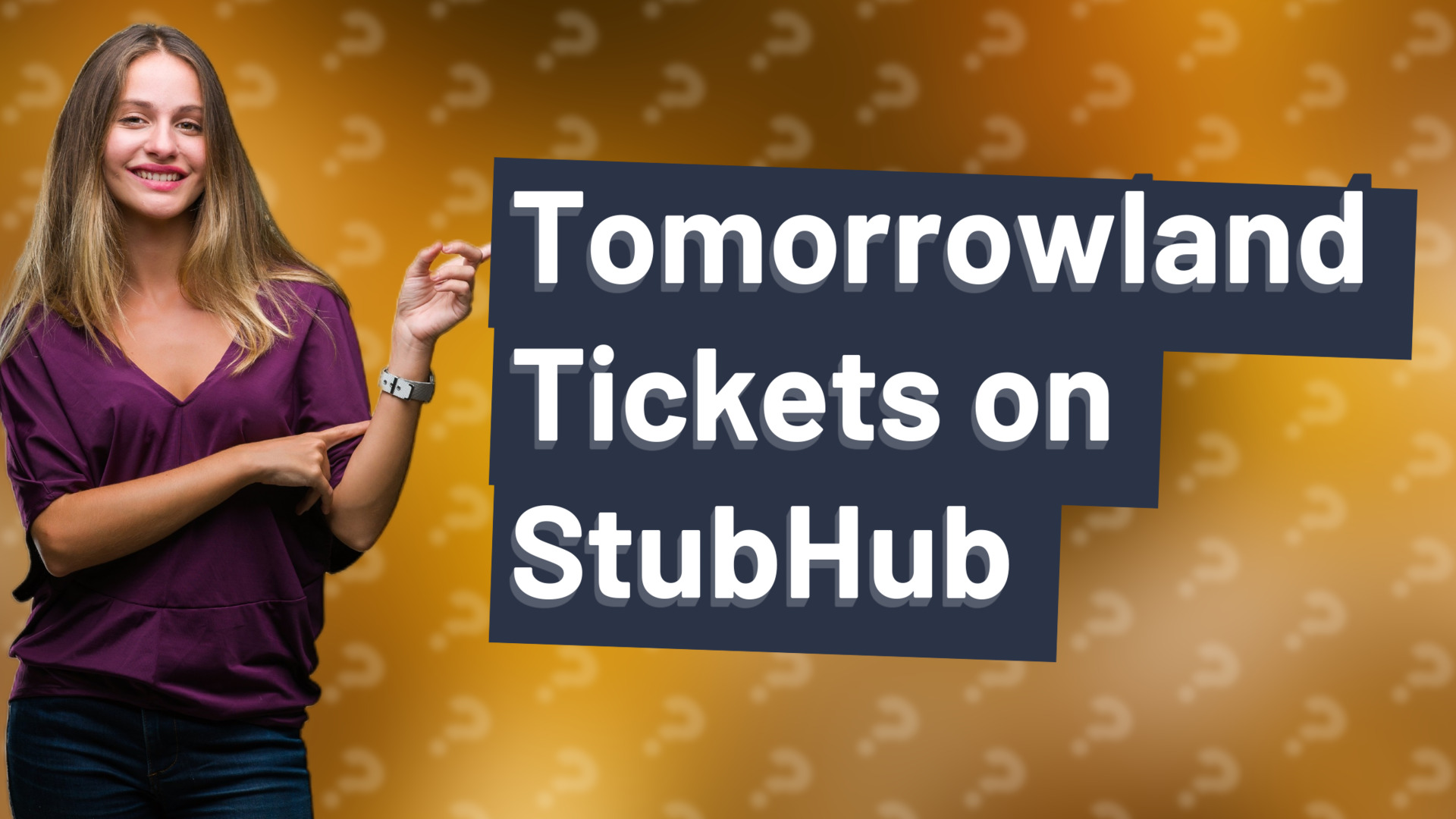Tomorrowland Tickets on StubHub