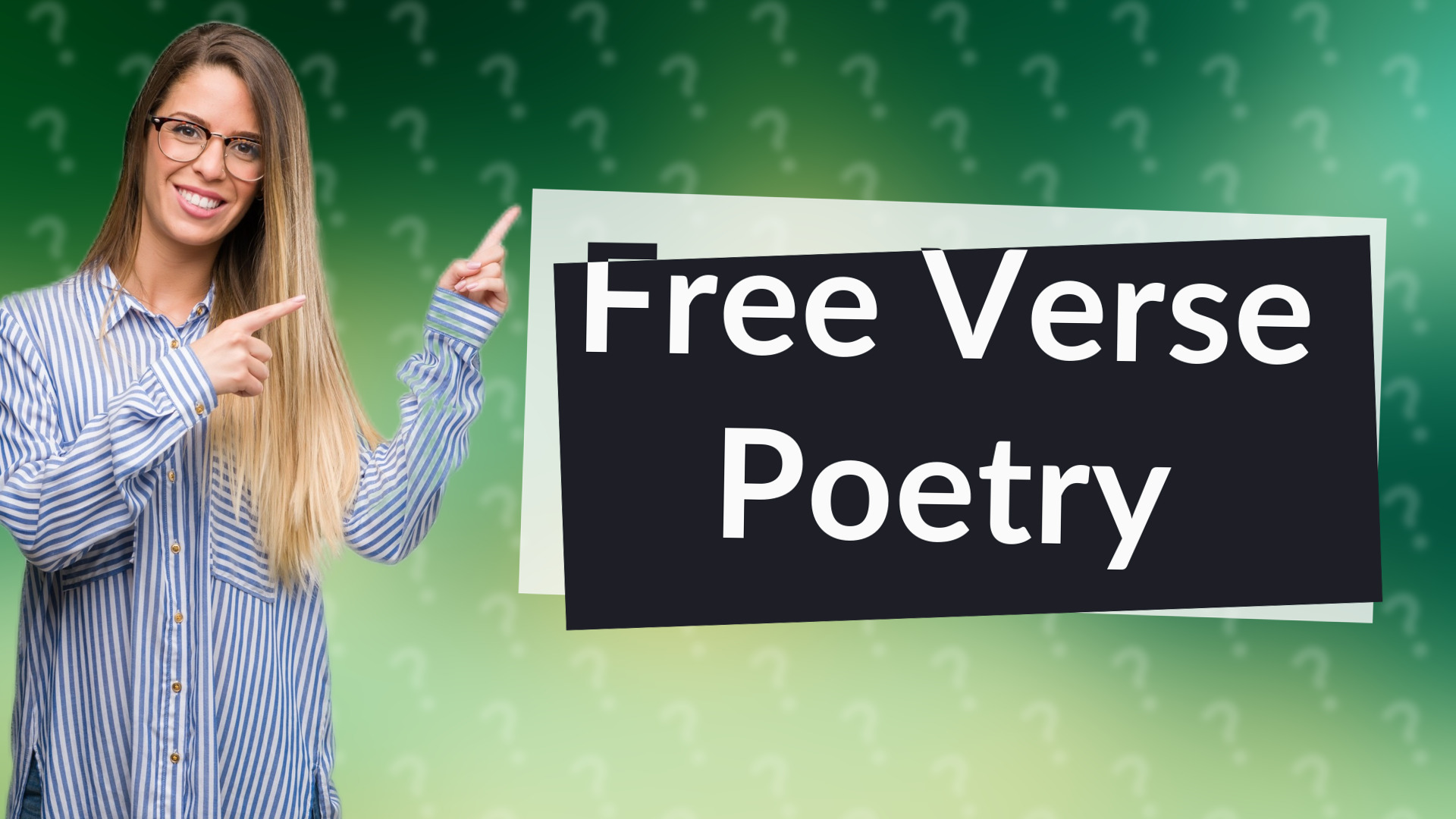 Free Verse Poetry