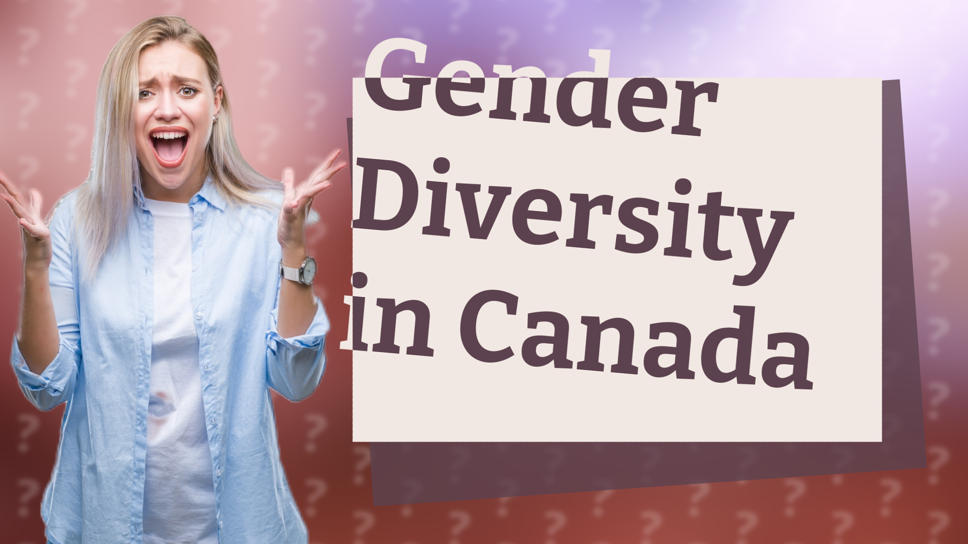 Gender Diversity in Canada
