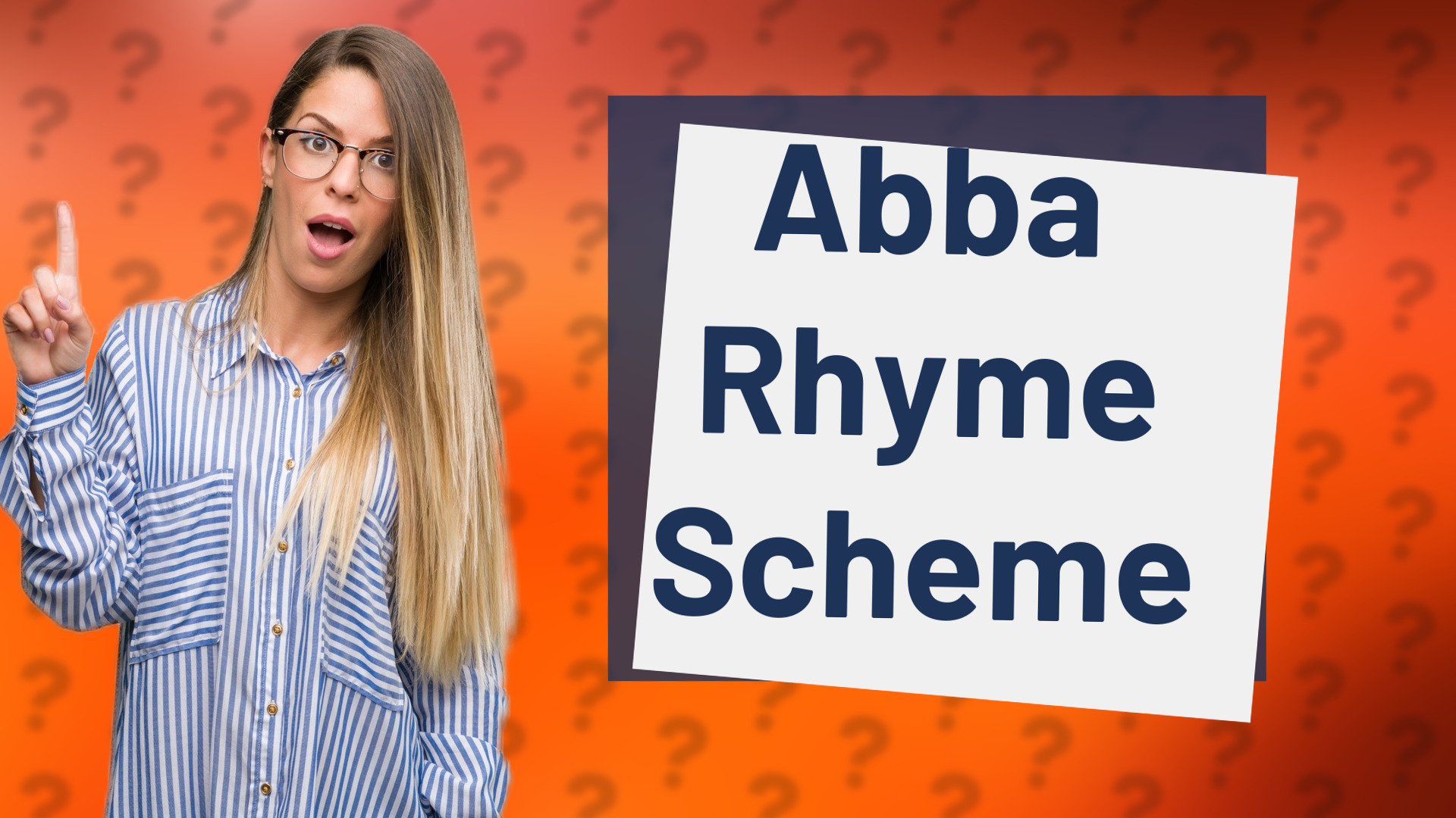 Abba Rhyme Scheme