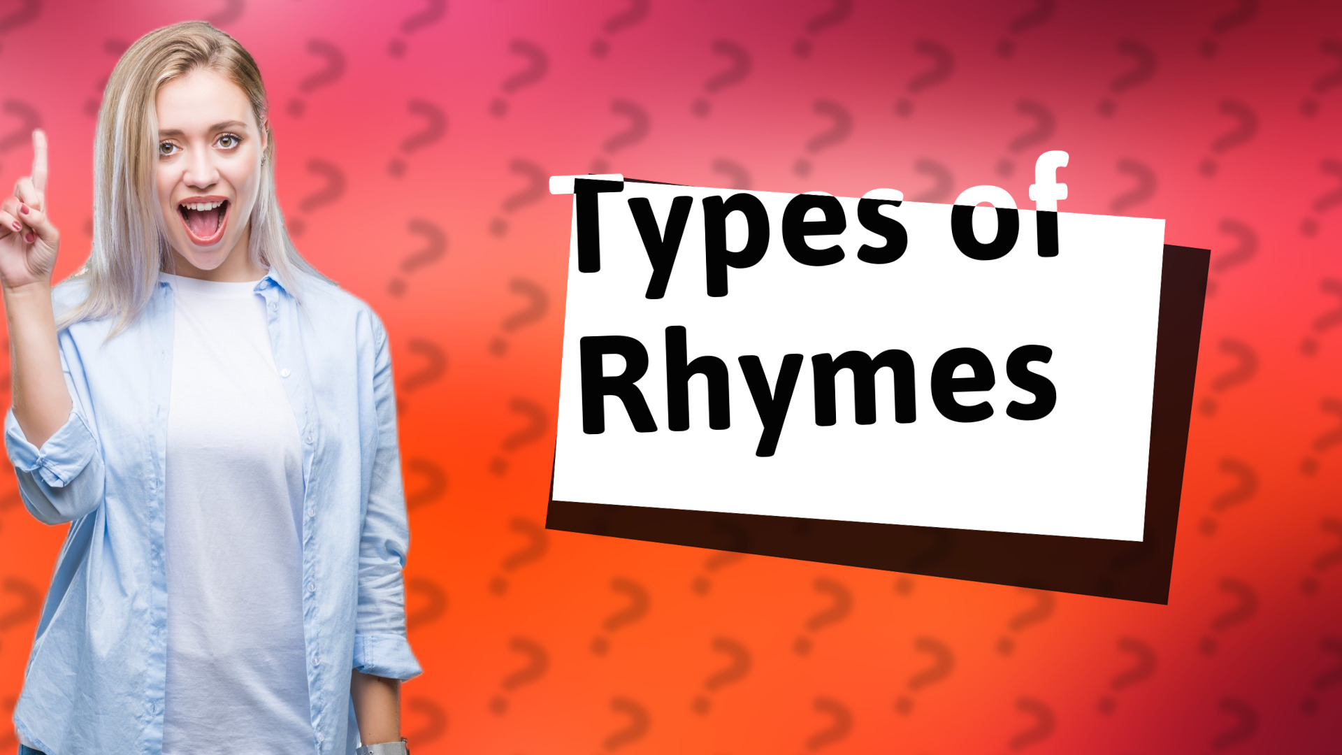 Types of Rhymes