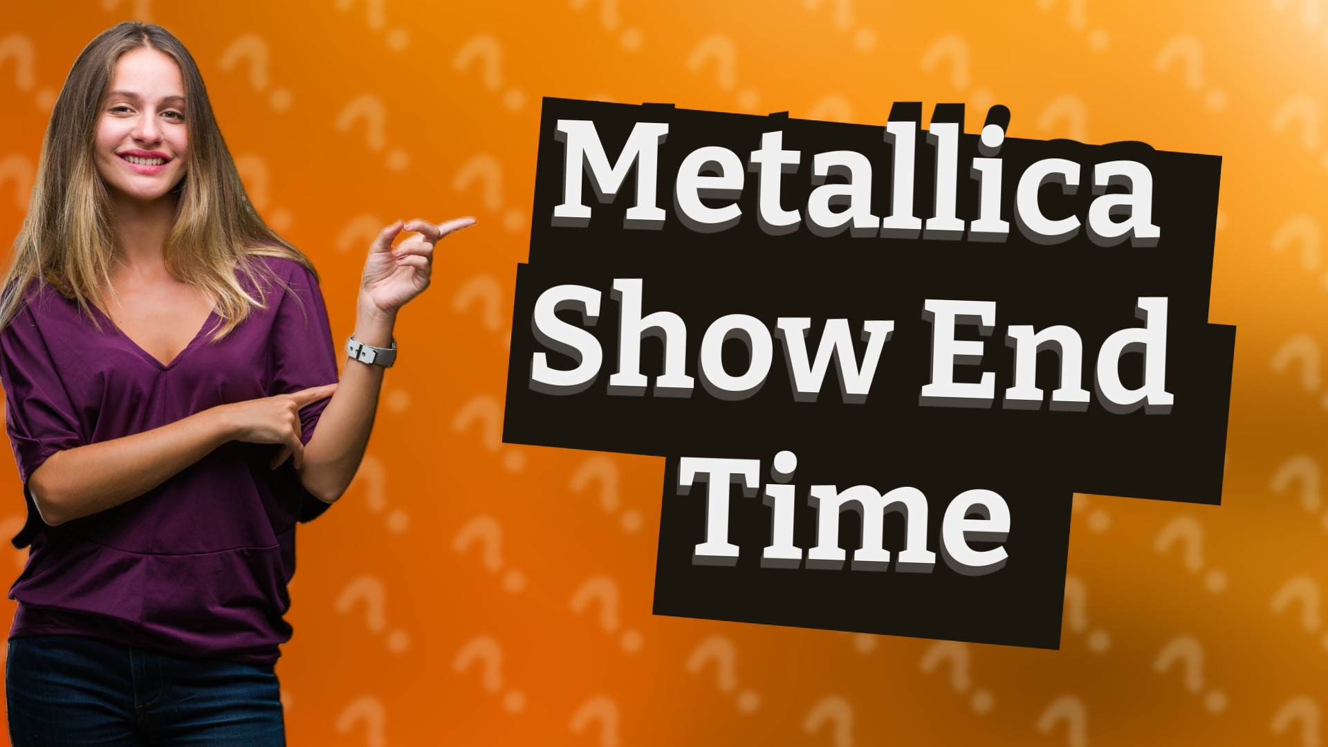 Metallica Show End Time