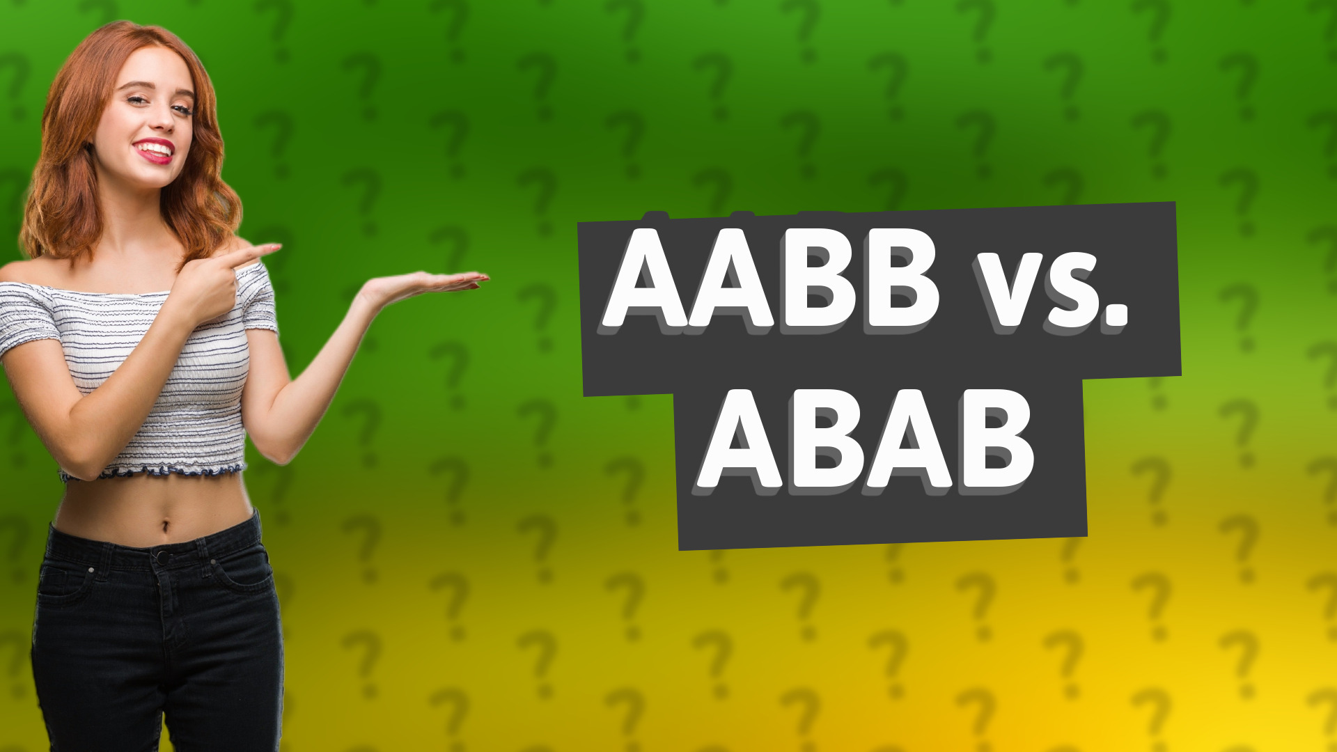 AABB vs. ABAB