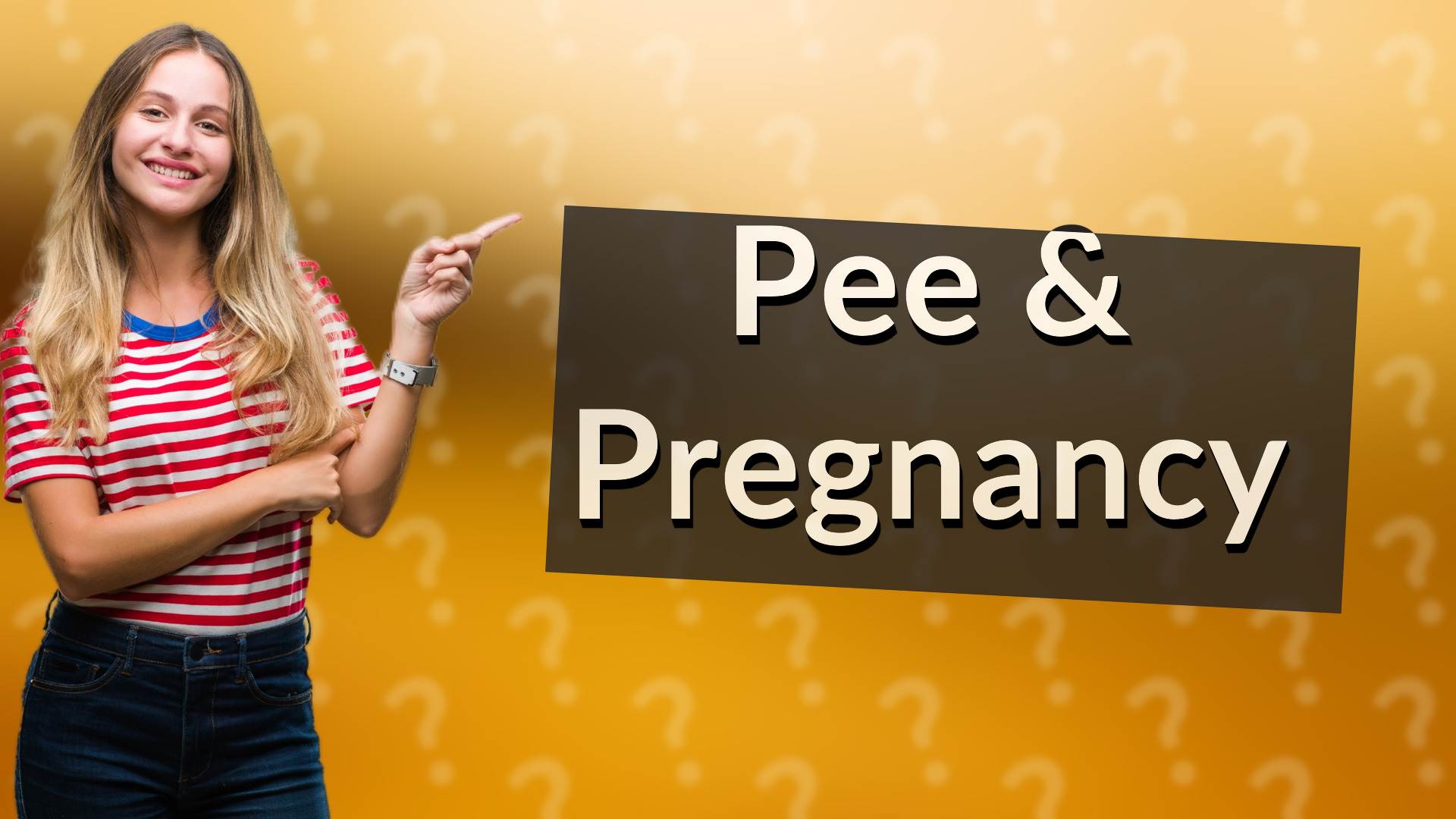 Pee & Pregnancy