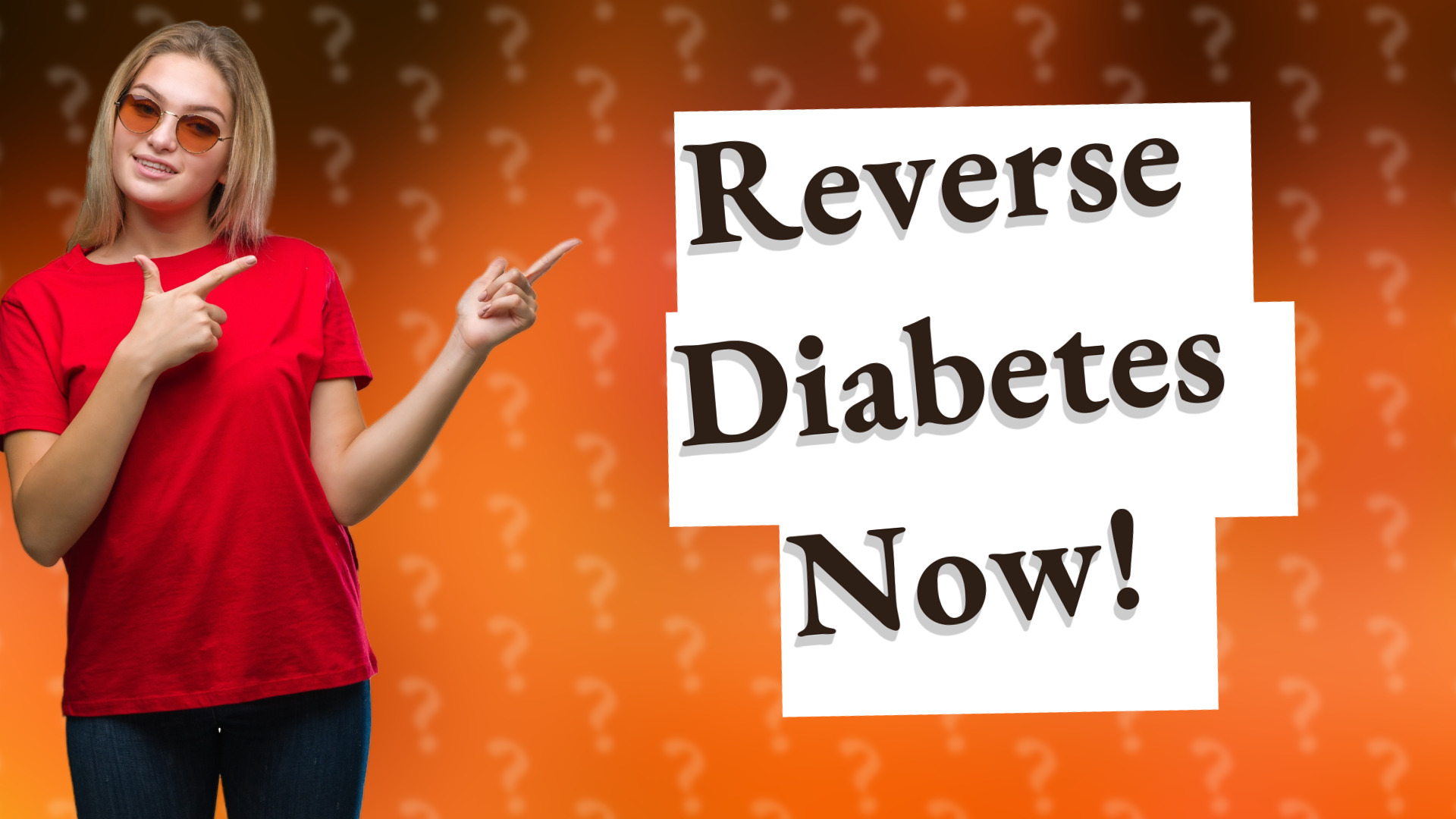 Reverse Diabetes Now!