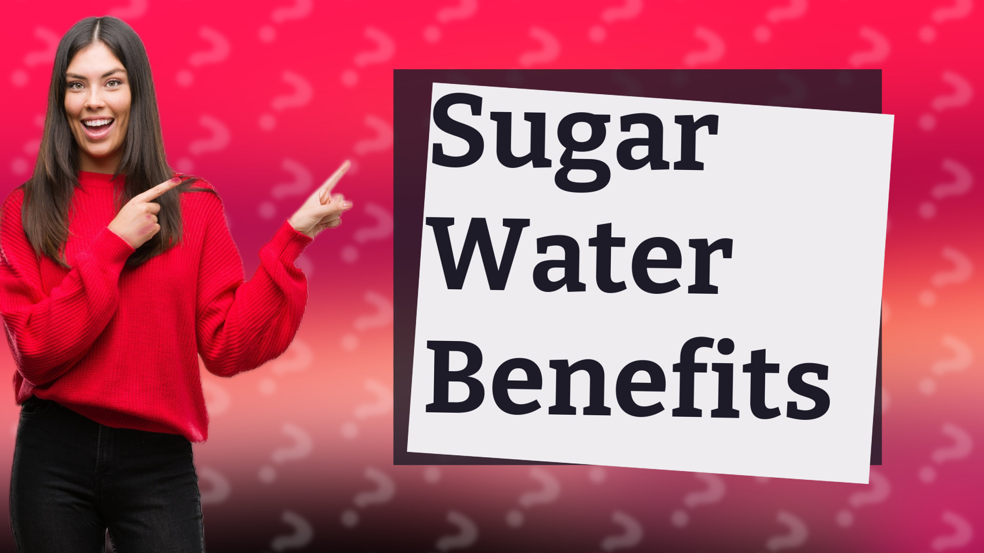 Sugar Water Benefits