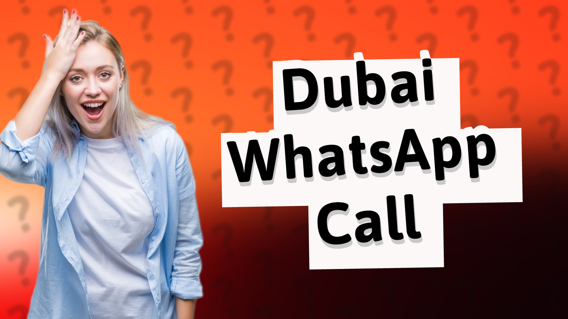 Dubai WhatsApp Call