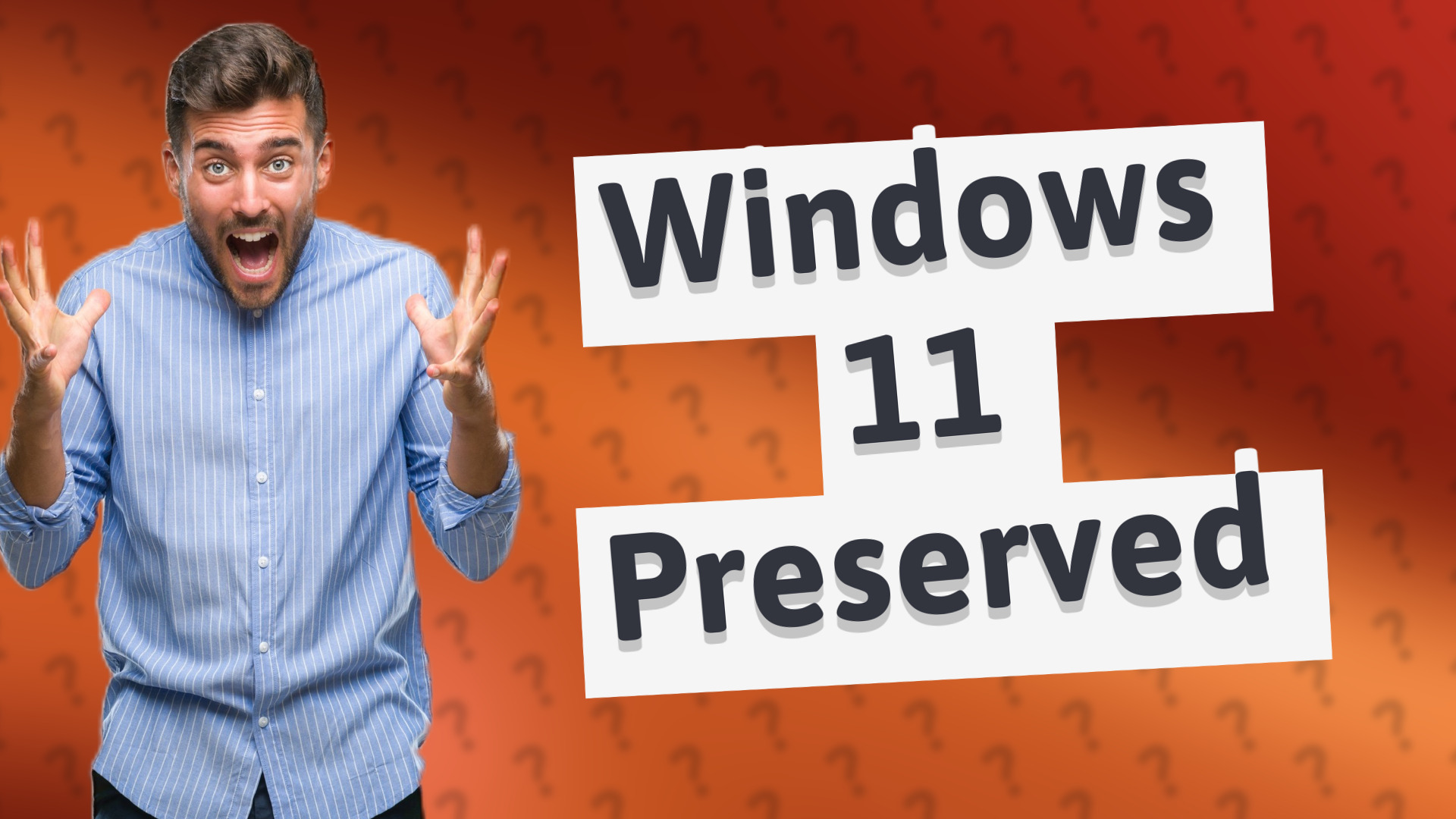 Windows 11 Preserved