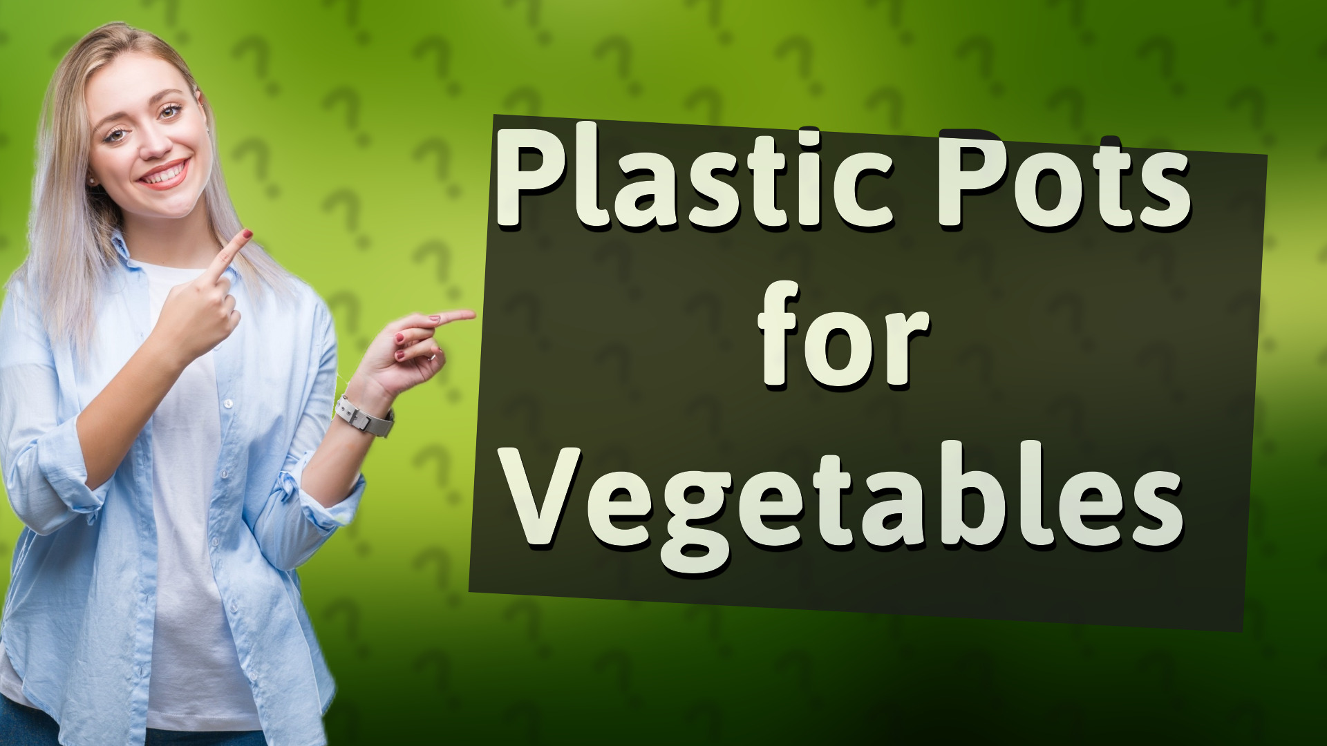 Plastic Pots for Vegetables