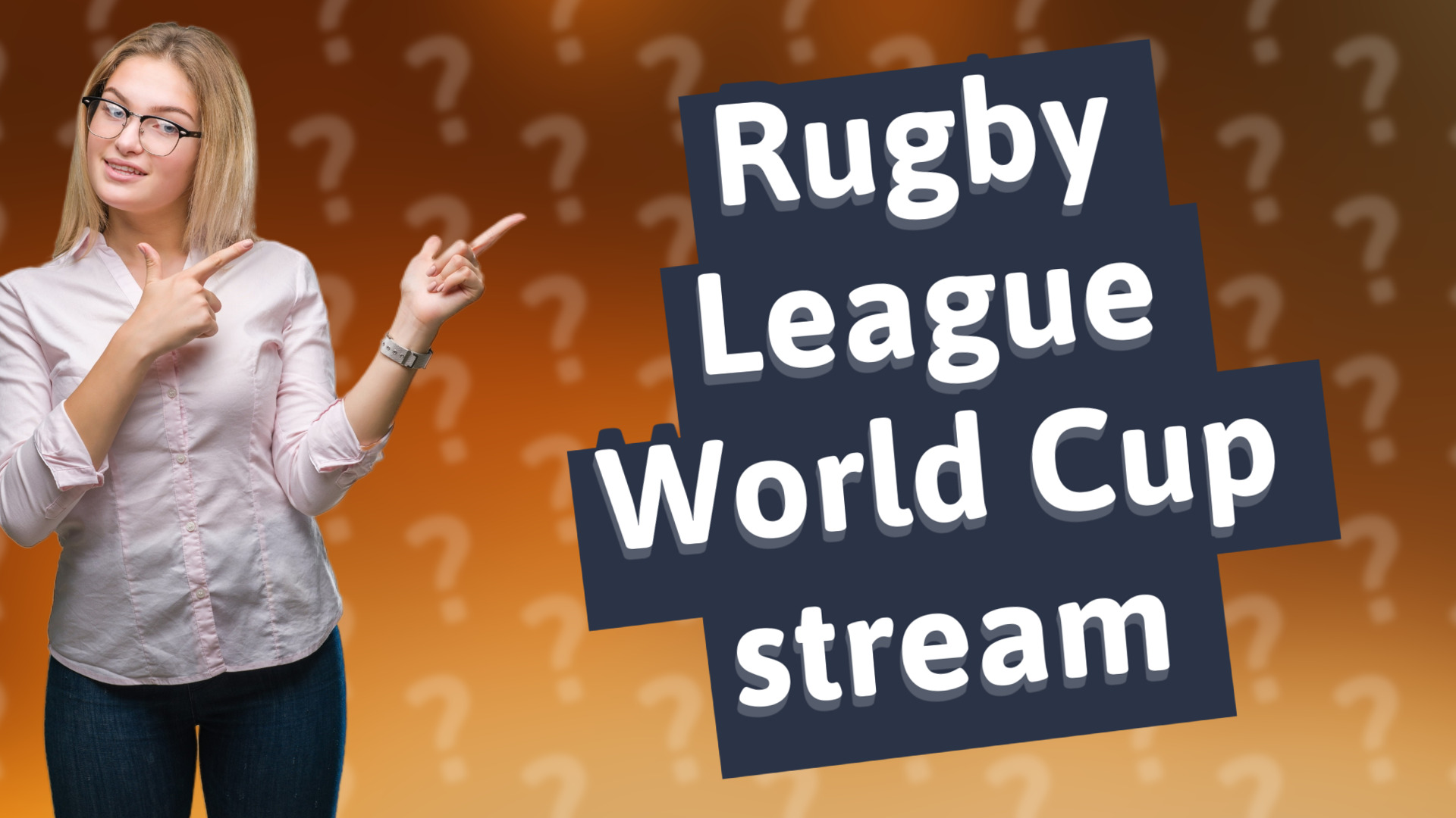 Rugby League World Cup stream