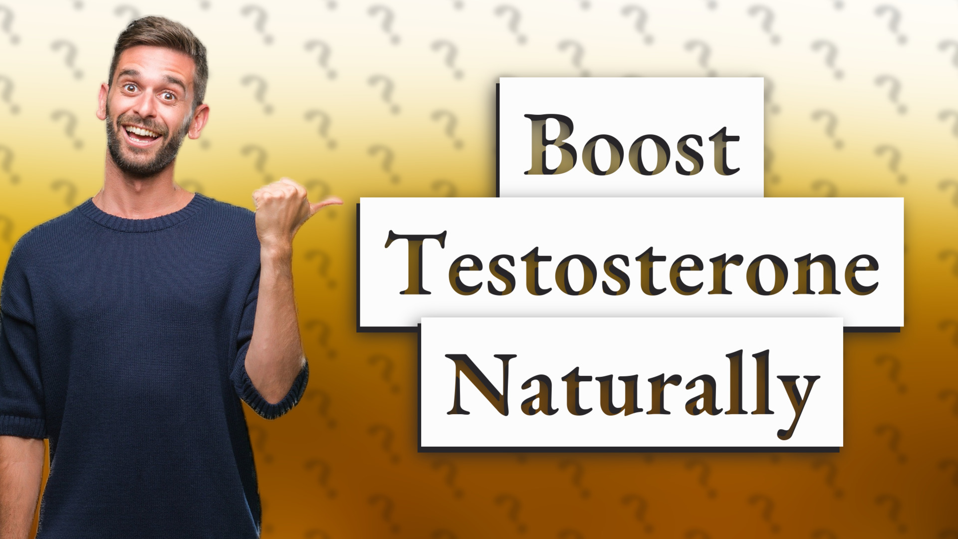 Boost Testosterone Naturally