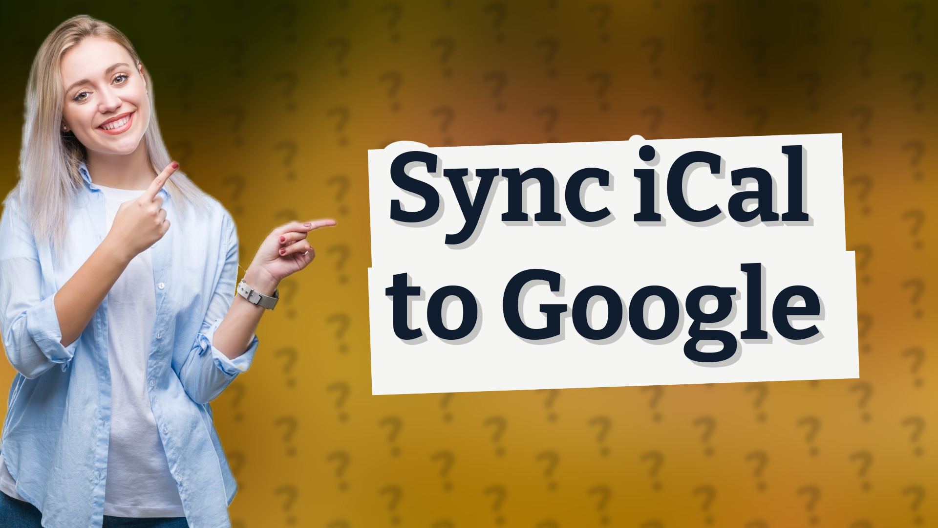 Sync iCal to Google