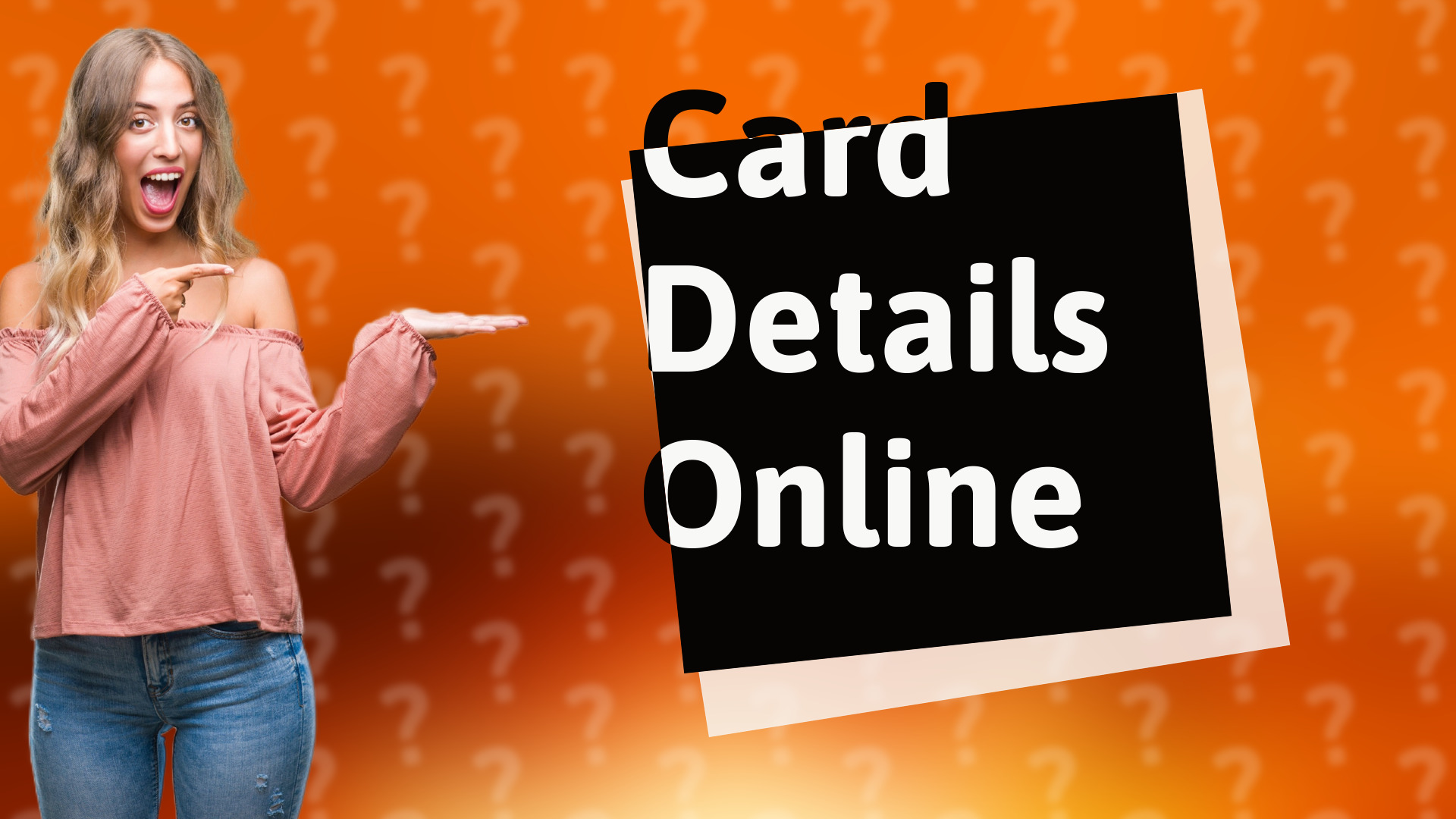 Card Details Online