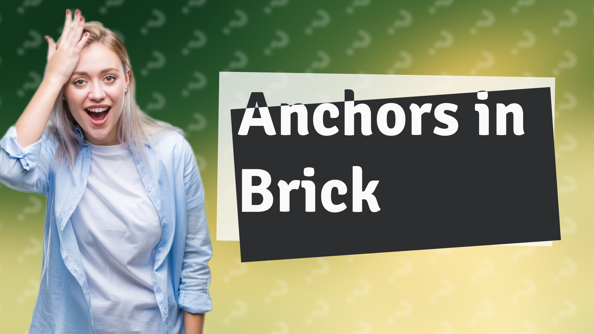 Anchors in Brick