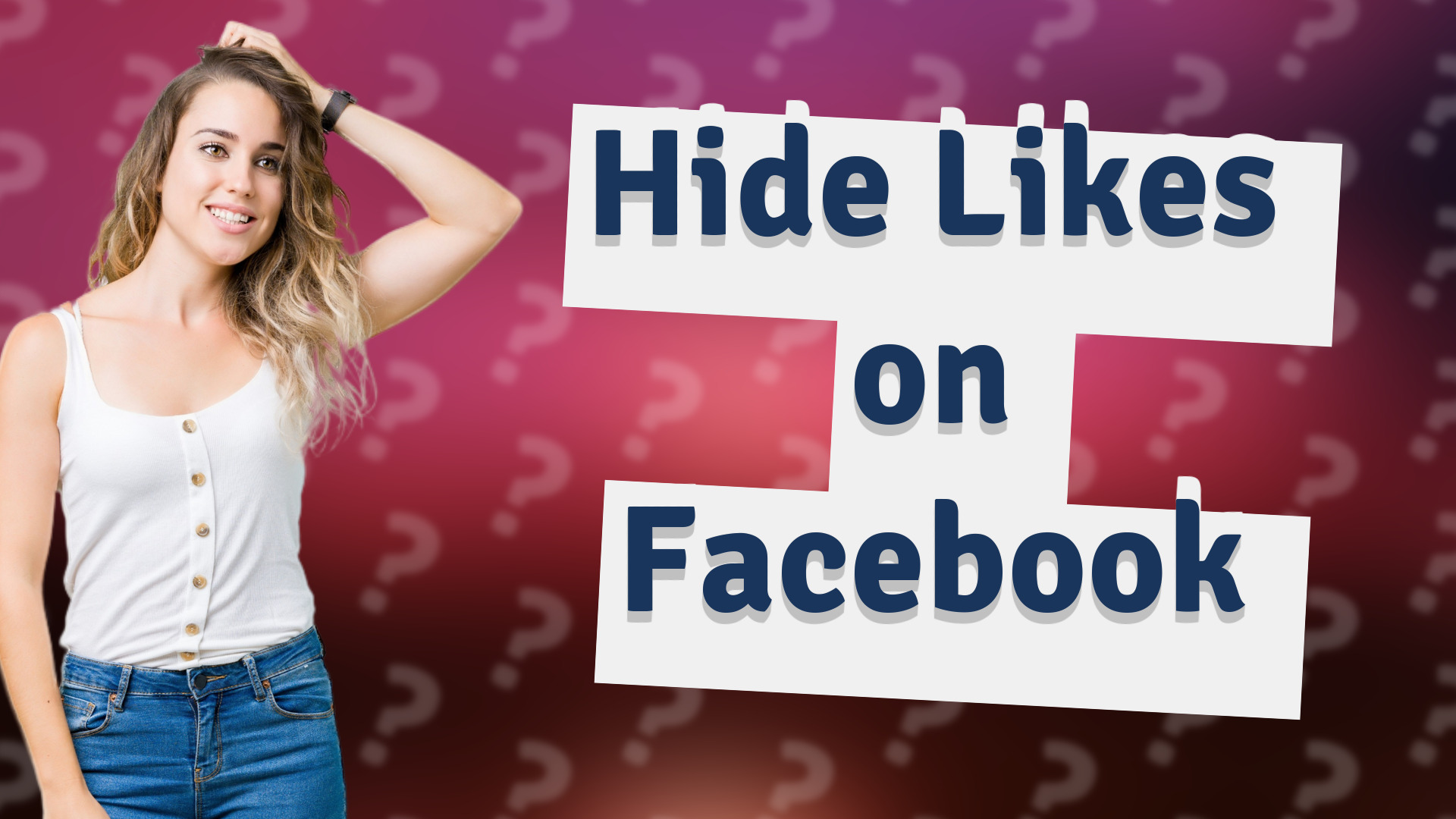 Hide Likes on Facebook