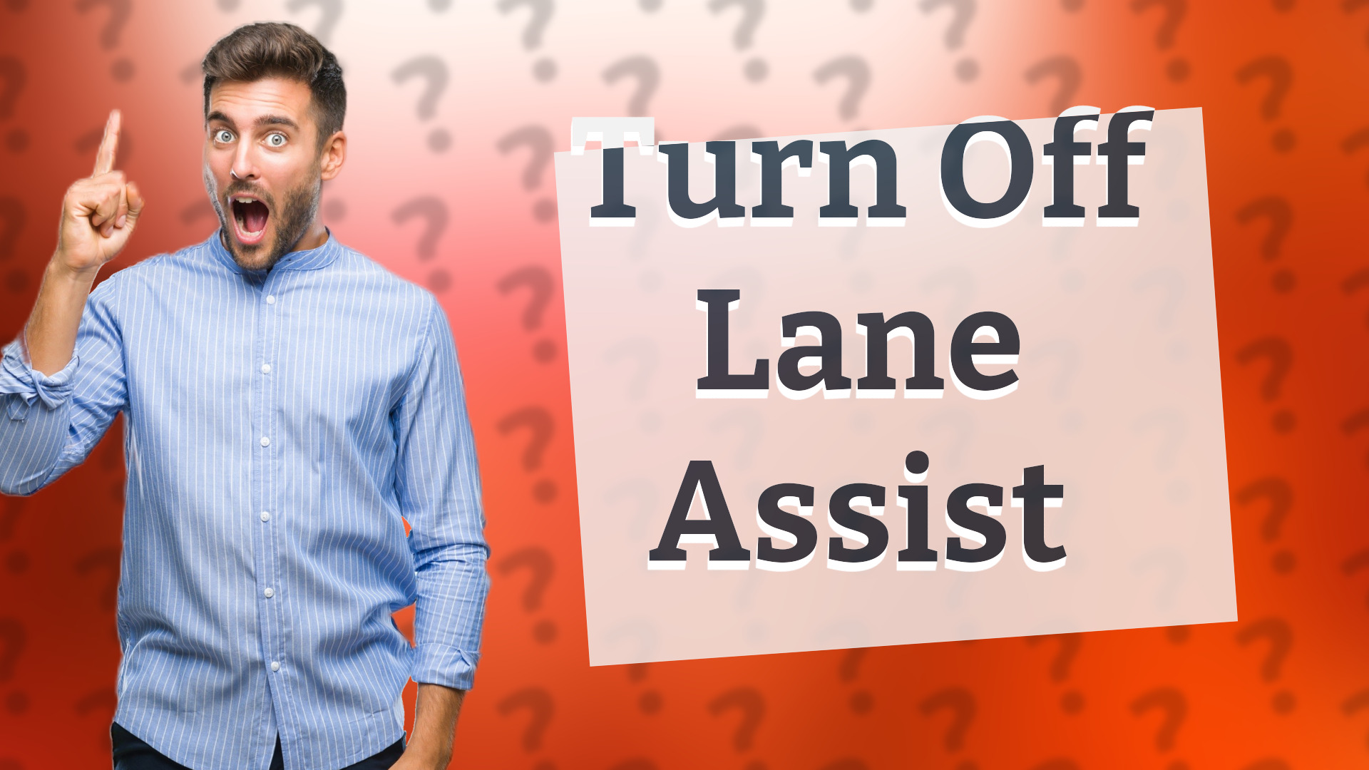 Turn Off Lane Assist