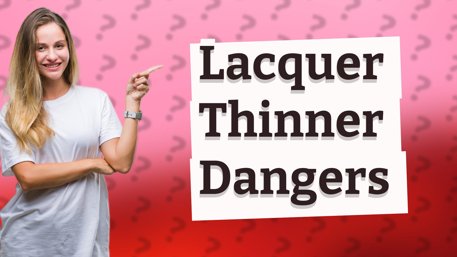 Lacquer Thinner Dangers