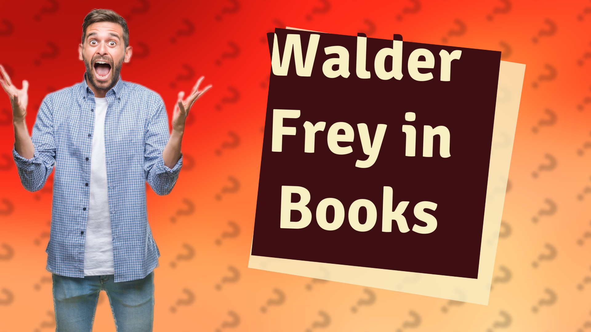 Walder Frey in Books