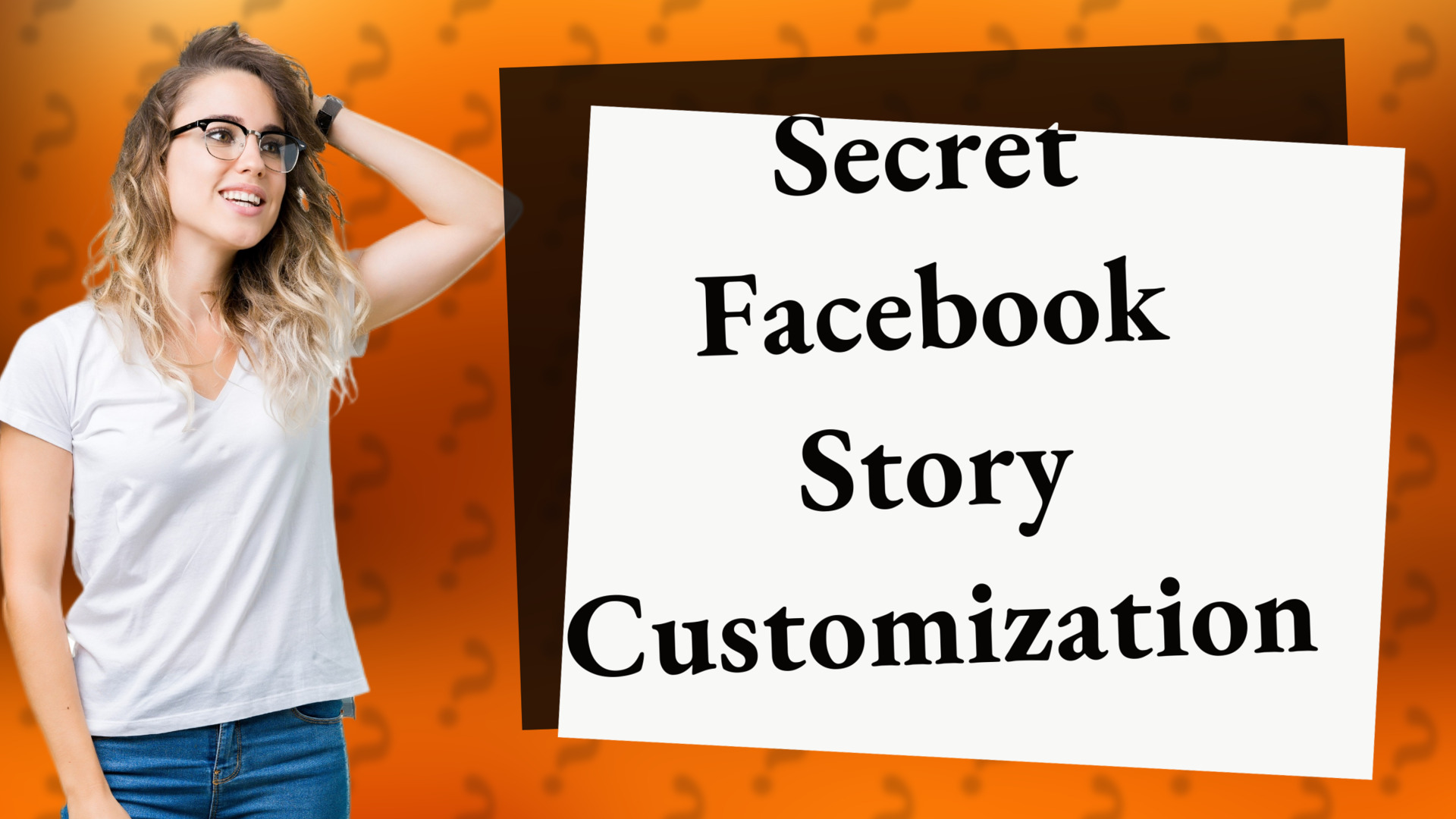 Secret Facebook Story Customization