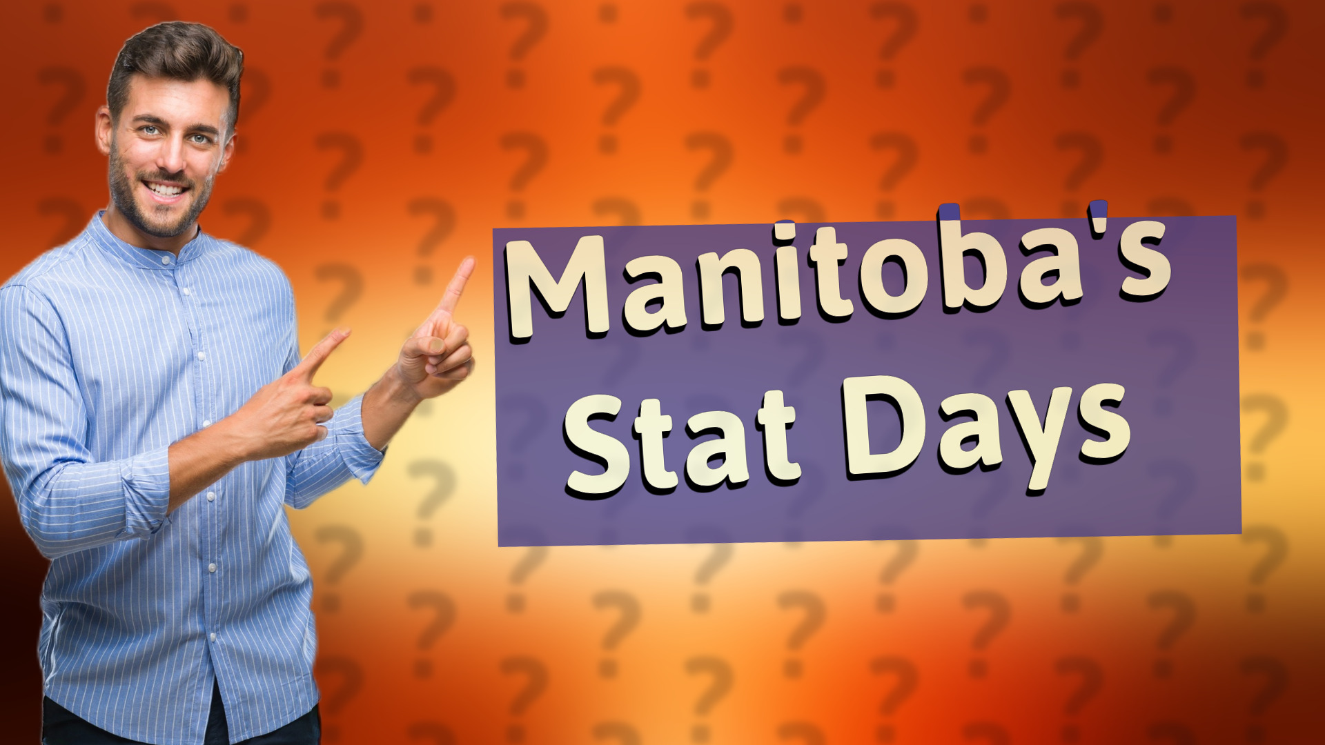 Manitoba's Stat Days