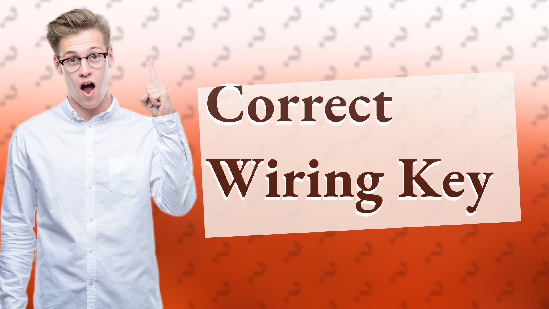 Correct Wiring Key