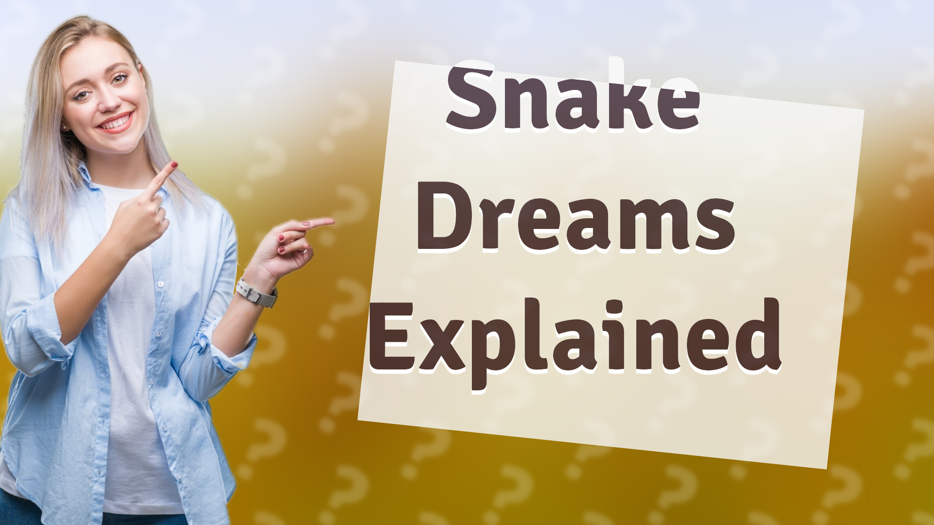 Snake Dreams Explained