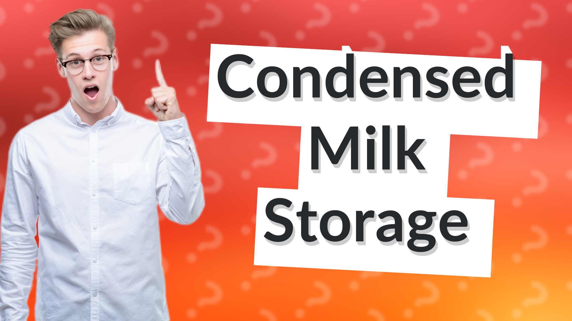 Condensed Milk Storage