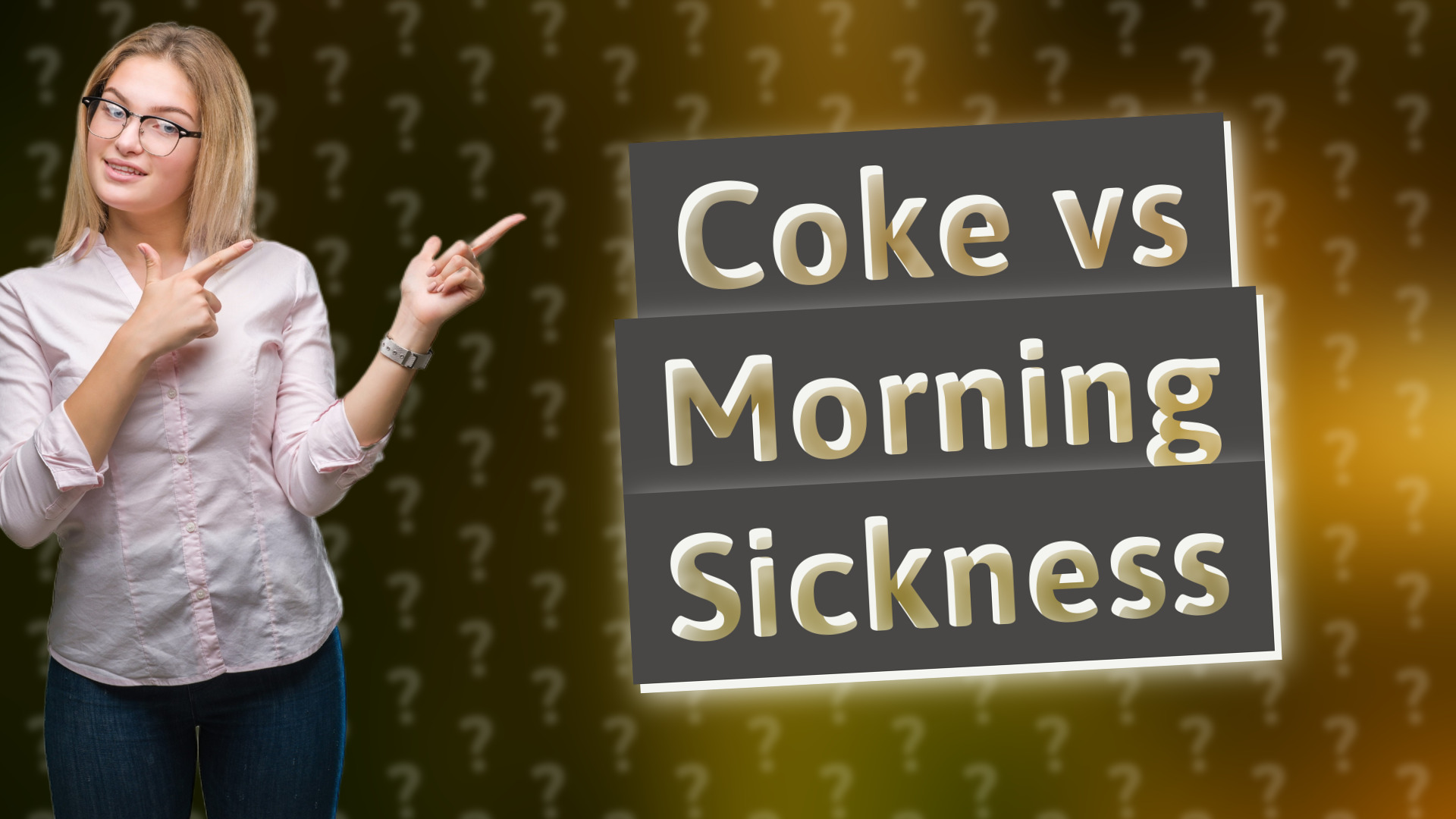 Coke vs Morning Sickness
